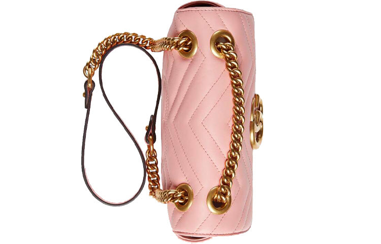 (WMNS) GUCCI GG Marmont Mini-Sized Single-Shoulder Bag Pink 446744-DTDIT-5909