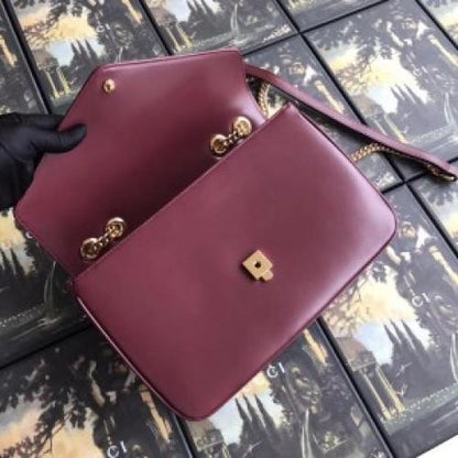 Gucci Rajah Medium Shoulder Bag Brown