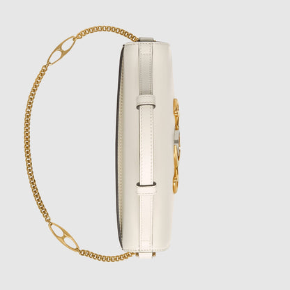 Gucci Zumi White Smooth Leather Mini Bag