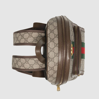 Gucci Ophidia GG Small Backpack Beige/Ebony