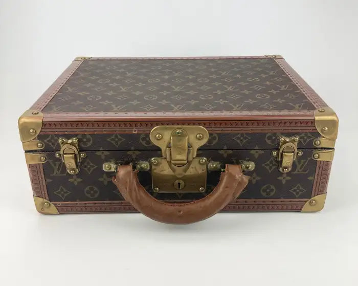 Vintage Louis Vuitton Custom Monogram Travel Jewelry Case with 4 Trays