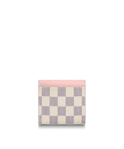 Louis Vuitton Zoé Wallet Damier Azur Eau de Rose Pink