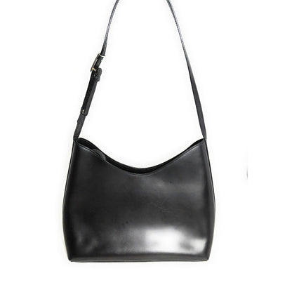 Gucci Vintage Black Leather Shoulder Bag