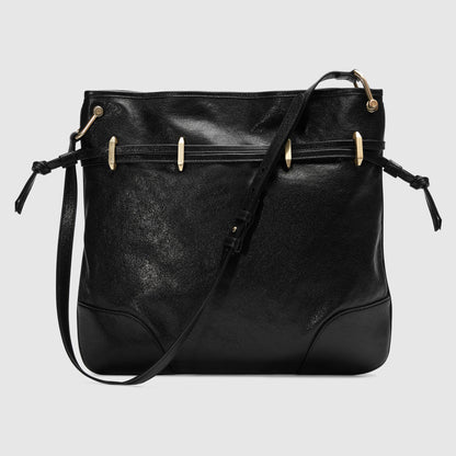 Gucci 1955 Horsebit Messenger Bag Black