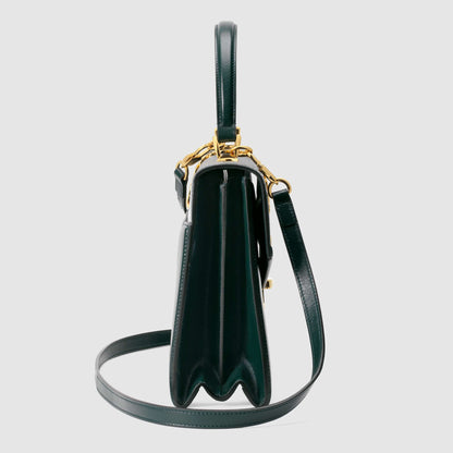 Gucci Sylvie 1969 Small Top Handle Bag Green