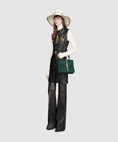 Gucci Sylvie 1969 Small Top Handle Bag Green