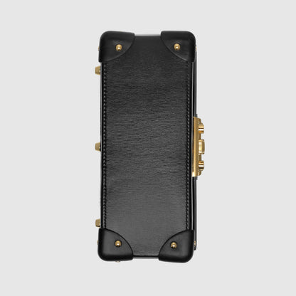 Gucci Padlock Small Bamboo Shoulder Bag Black