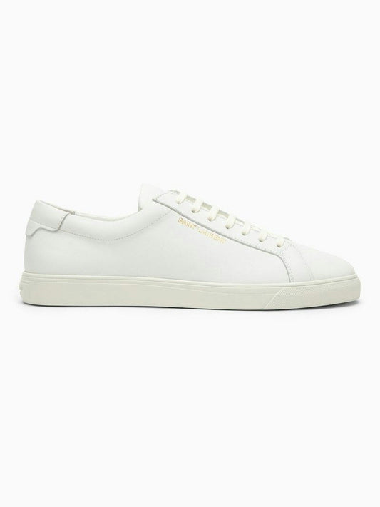 ANDY WHITE LEATHER TRAINER