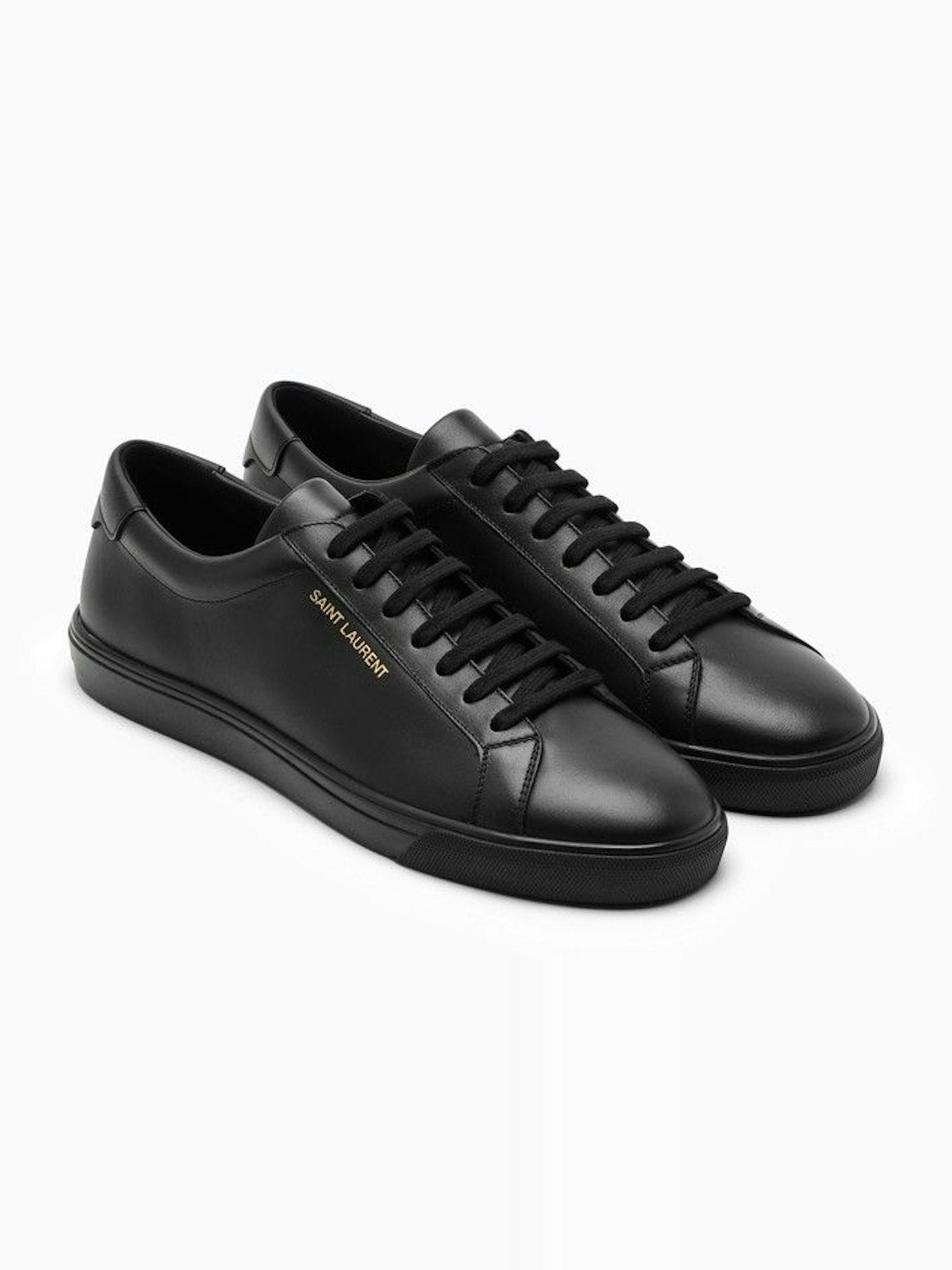 ANDY LOW-TOP SNEAKERS IN BLACK LEATHER