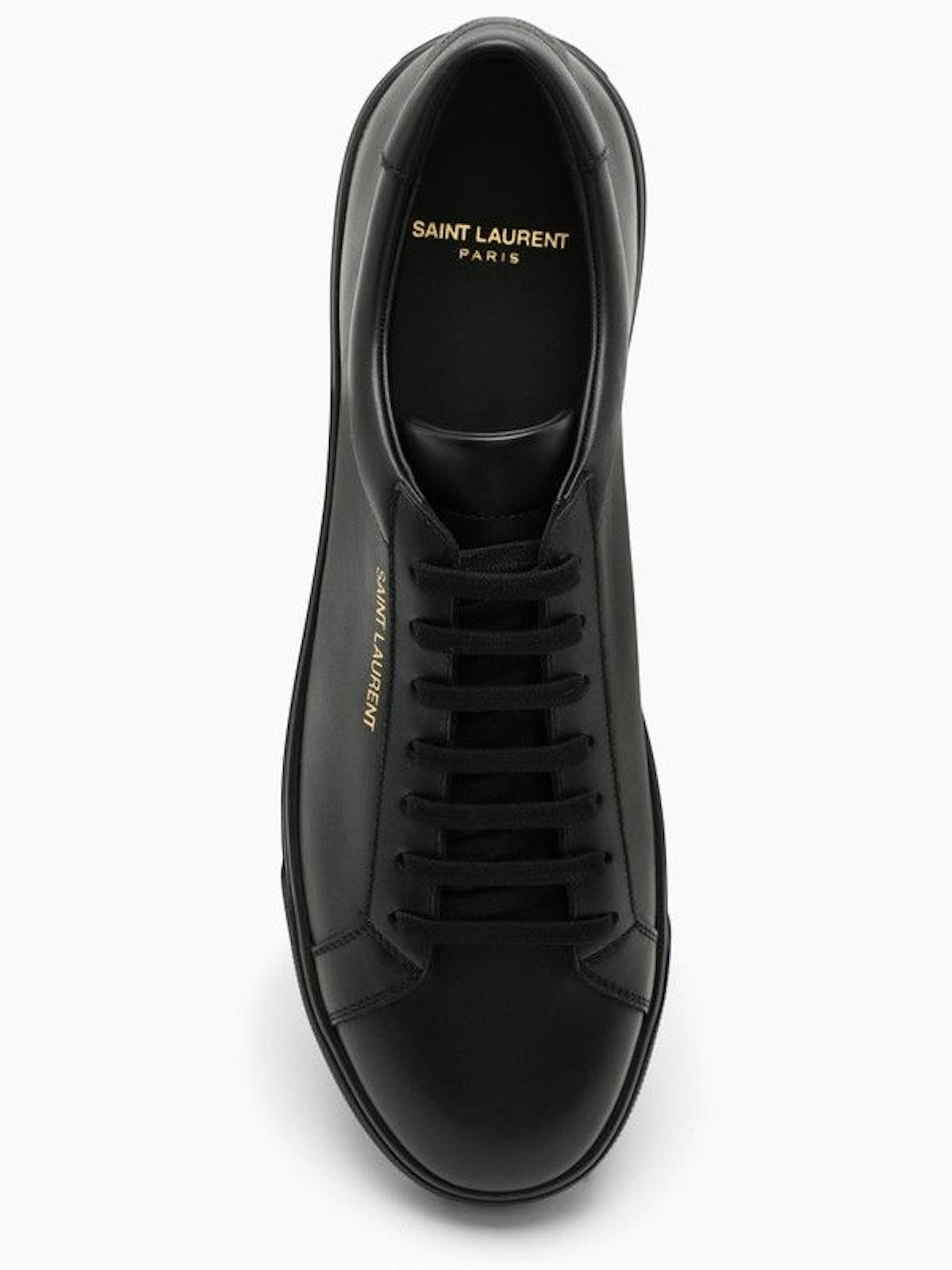 ANDY LOW-TOP SNEAKERS IN BLACK LEATHER