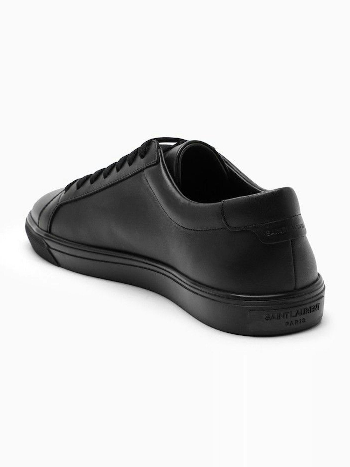 ANDY LOW-TOP SNEAKERS IN BLACK LEATHER