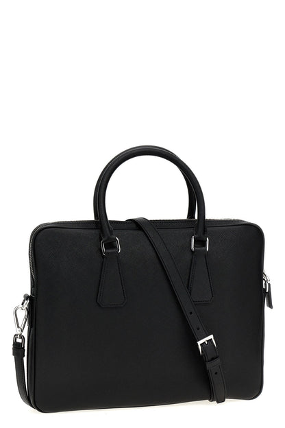 Prada Men Saffiano Handbag