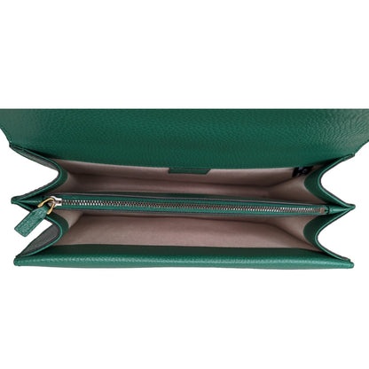 Gucci Emerald Green Leather Dionysus Shoulder Bag