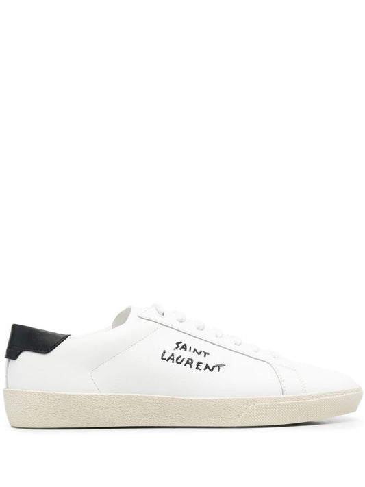 LOGO PRINT LOW TOP SNEAKERS