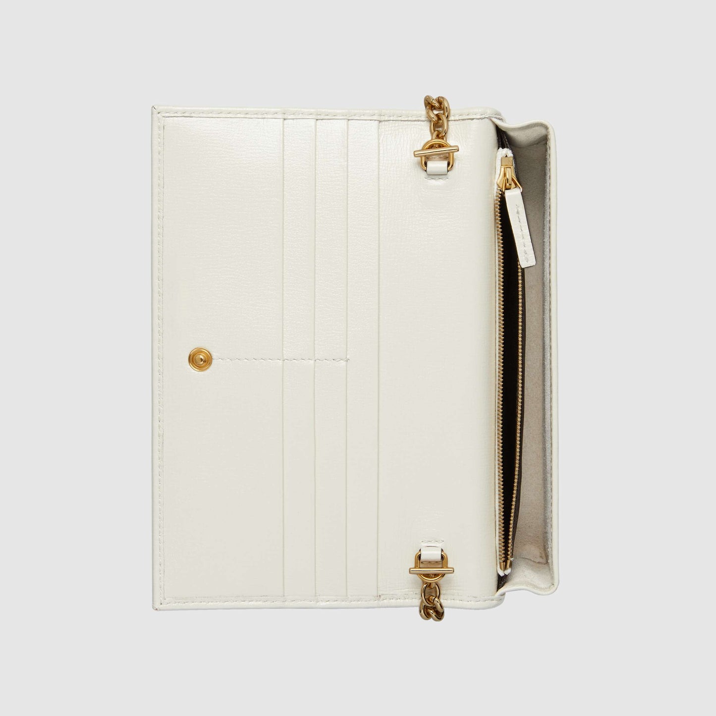 Gucci 1955 Horsebit Wallet With Chain GG Supreme Brown