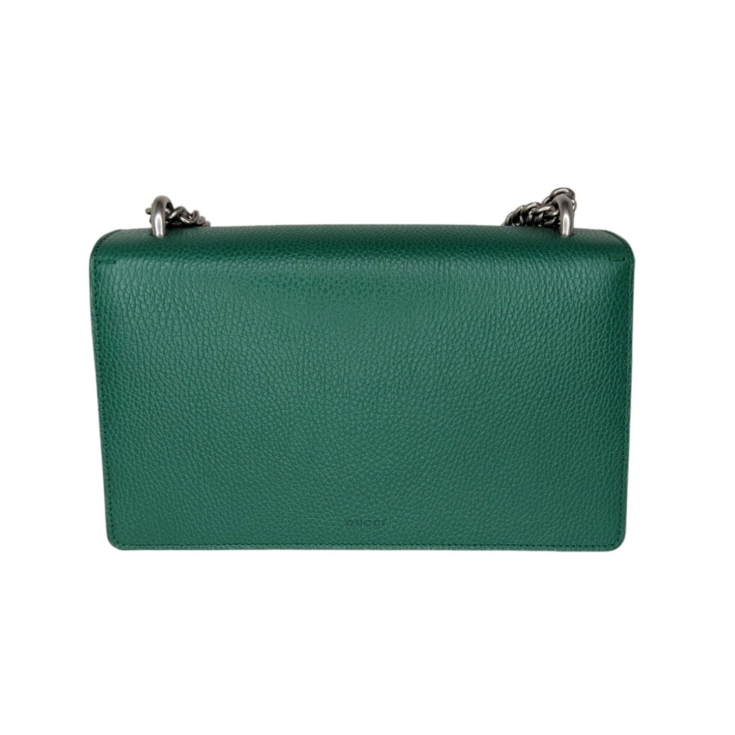 Gucci Emerald Green Leather Dionysus Shoulder Bag