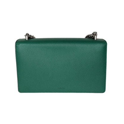 Gucci Emerald Green Leather Dionysus Shoulder Bag