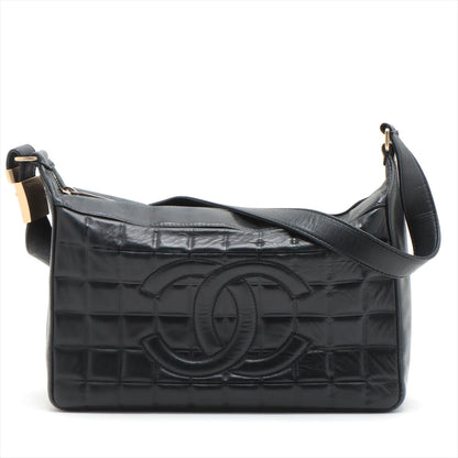 Chanel Chocolate Bar in Shoulder Bag Black G  8th