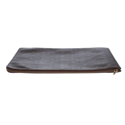 LOUIS VUITTON document holder in brown monogram canvas