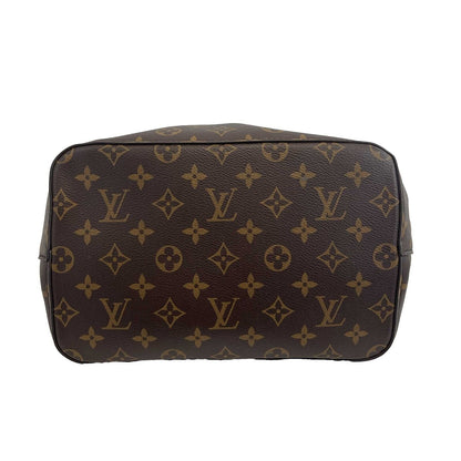 LOUIS VUITTON - Neonoe MM Monogram Brown Canvas Shoulder Bag FULL KIT