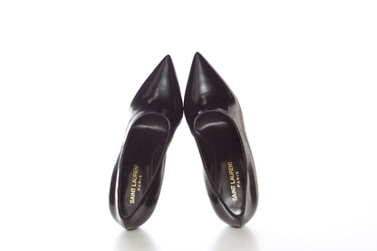 YSL Black Pointed Toe Heels SZ 37