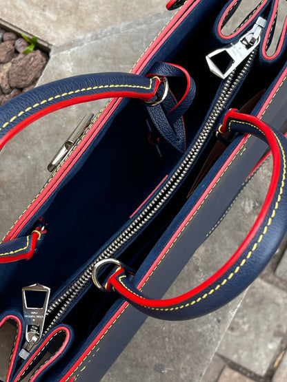Louis Vuitton - sac twist leather shopping bag