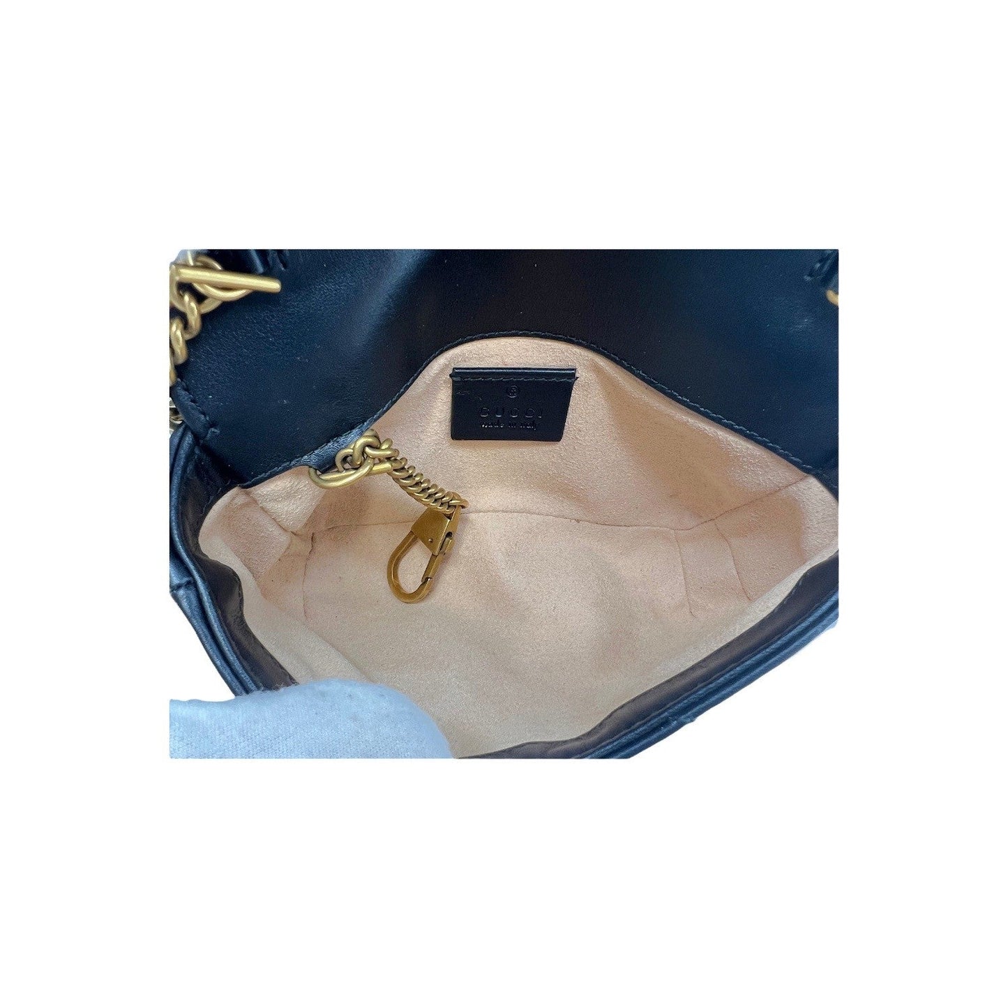 Gucci Super Mini GG Marmont Matelassé Bag