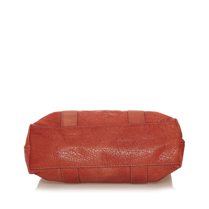 Gucci Bamboo Bar Tote Bag Red