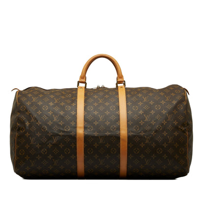LOUIS VUITTON Monogram Keepall 60 Travel Bag