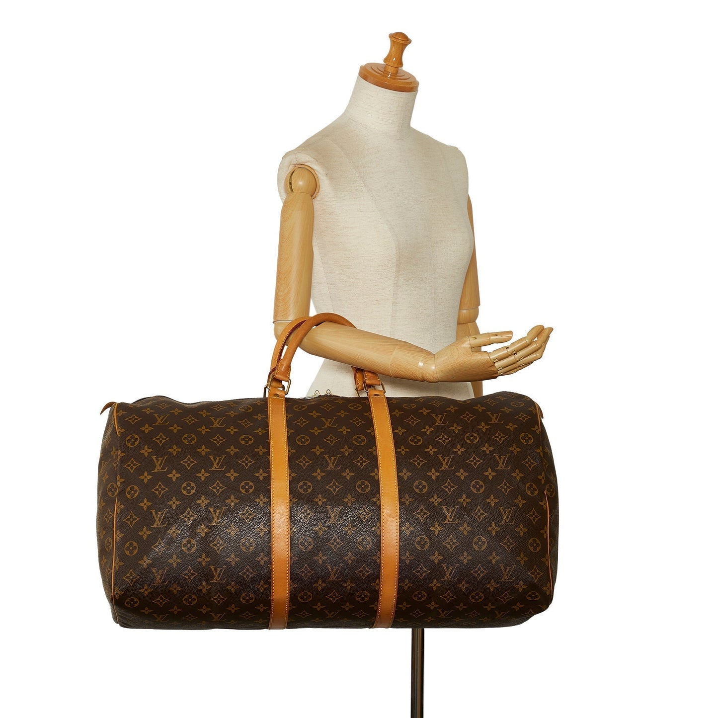 LOUIS VUITTON Monogram Keepall 60 Travel Bag