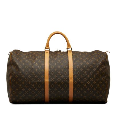 LOUIS VUITTON Monogram Keepall 60 Travel Bag