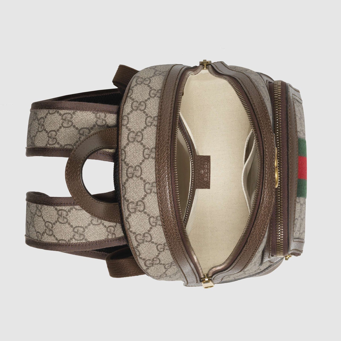 Gucci Ophidia GG Small Backpack Beige/Ebony