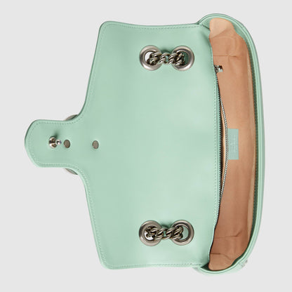 Gucci GG Marmont Small Shoulder Bag Pastel Green