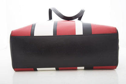 Prada Multi Striped Leather Tote