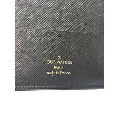 LOUIS VUITTON Louis Vuitton Monogram Mini Lin Pattern Porte-Billets Compact Wallet - Green