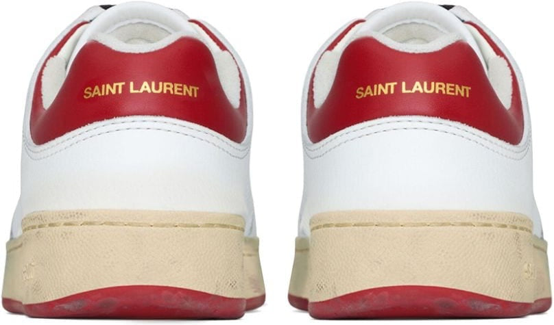 SL/61 White Leather Trainer