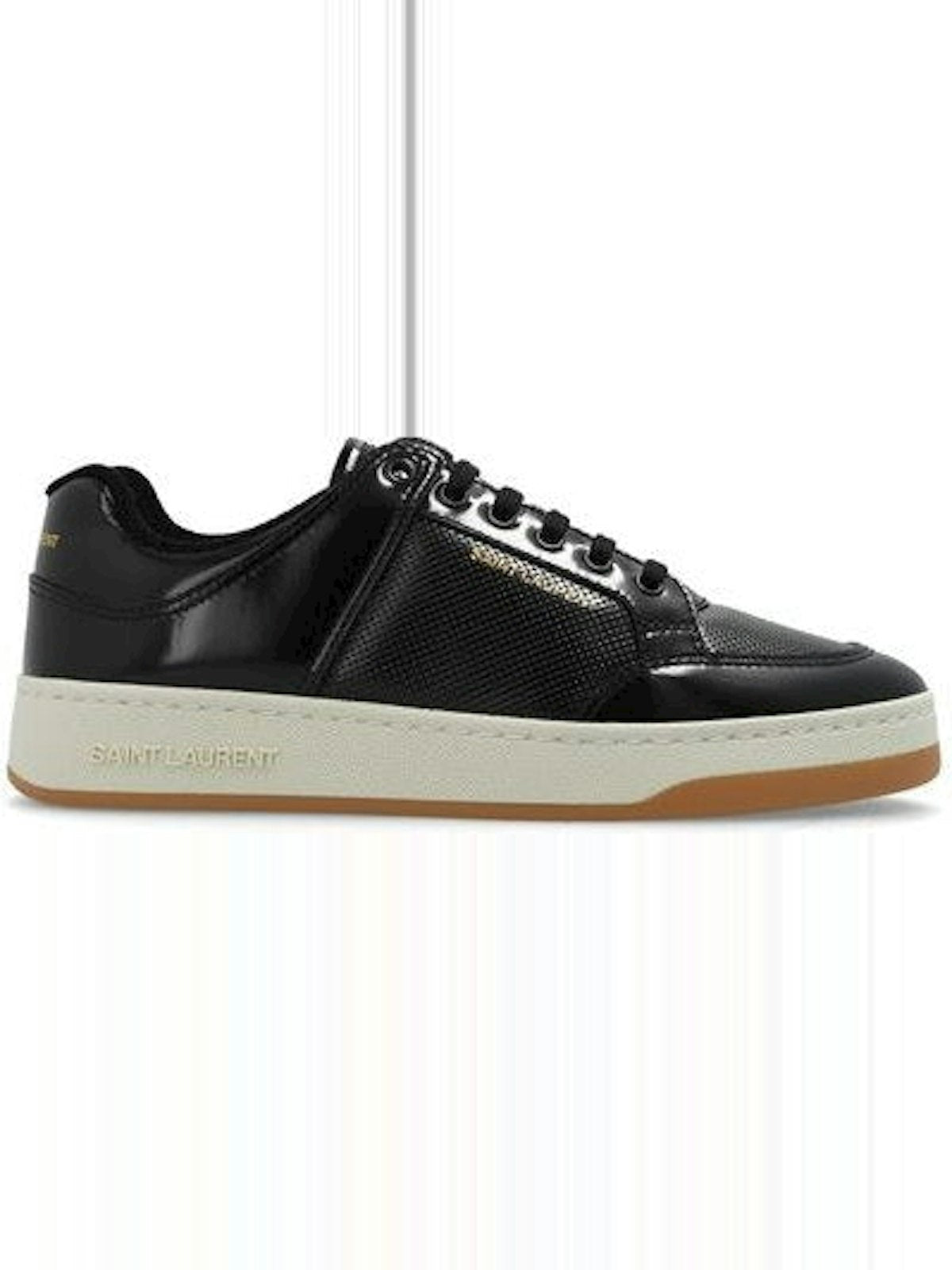 SAINT LAURENT LOGO CANVAS LACE UPS