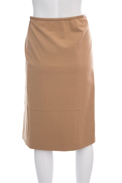Gucci Beige Skirt SZ 46 NWT