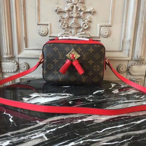 Louis Vuitton Saintonge Monogram Coquelicot