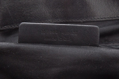 YSL Black & Gold Twist Closure Handbag