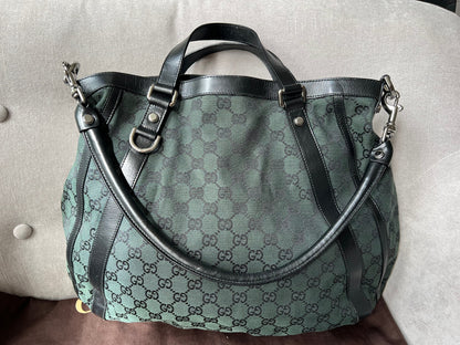 Gucci Abbey Convertible GG Canvas Tote