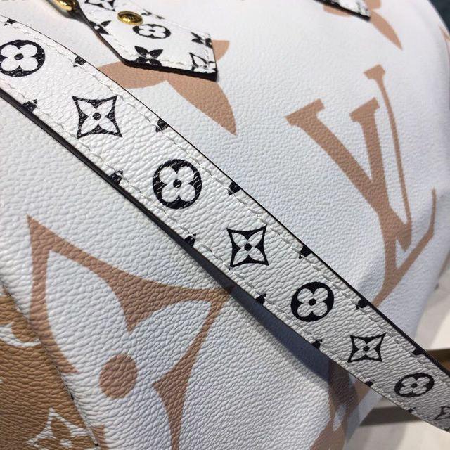 Louis Vuitton Speedy Bandouliere 30 Monogram Geant White