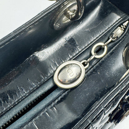 Christian Dior LadyDior Medium Patent leather Bag TWS