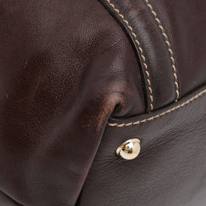Brown Gucci Dialux Britt Tote