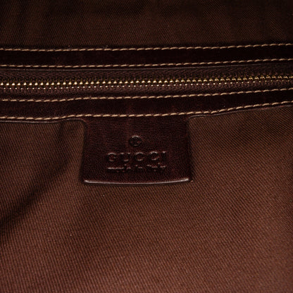 Brown Gucci Dialux Britt Tote