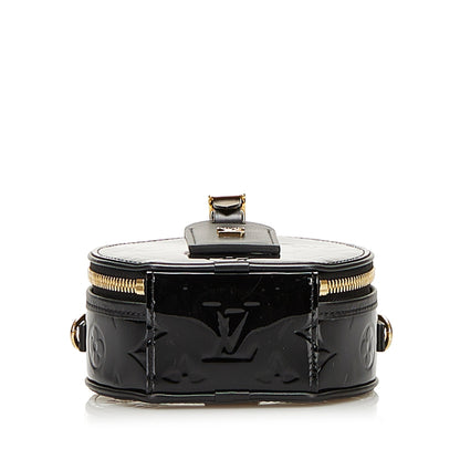 Louis Vuitton Boite Chapeau Souple Mini Black Monogram Vernis