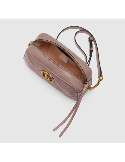 Gucci GG Marmont Series Small Quilted Shoulder Bag