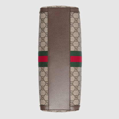 Gucci Ophidia Medium Top Handle Bag GG Supreme Canvas