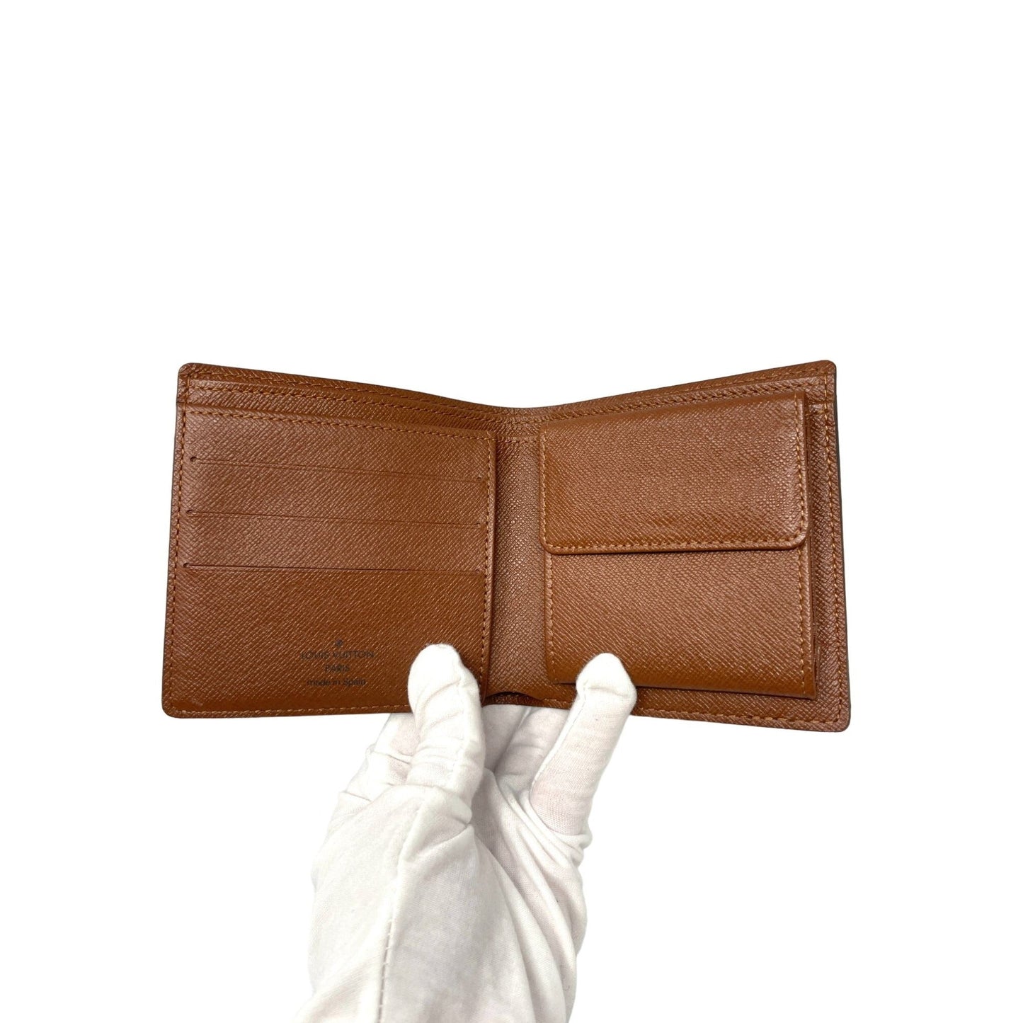 LOUIS VUITTON Louis Vuitton Monogram Men's Bifold Wallet - Brown