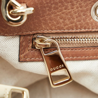Gucci Bamboo Shopper Medium Beige Brown